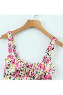 Metju Mini Dress - Y2K Summer Grunge Outfit, 90S Fashion, Retro Style, Y2K Party Look