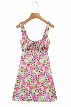 Metju Mini Dress - Y2K Summer Grunge Outfit, 90S Fashion, Retro Style, Y2K Party Look