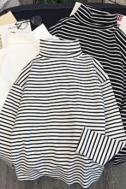 Mia Turtleneck Long Sleeve Shirt - Y2K Grunge, 90S Fashion, Retro Summer & Party Outfits