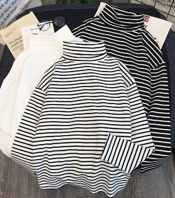 Mia Turtleneck Long Sleeve Shirt - Y2K Grunge, 90S Fashion, Retro Summer & Party Outfits Mia Turtleneck Long Sleeve Shirt - Y2K Grunge, 90S Fashion, Retro Summer & Party Outfits