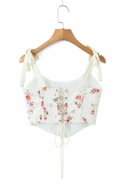 Mikas Y2K Crop Top - 90S Grunge, Retro Summer Outfit, Pastel Goth, Y2K Party & Club Fashion