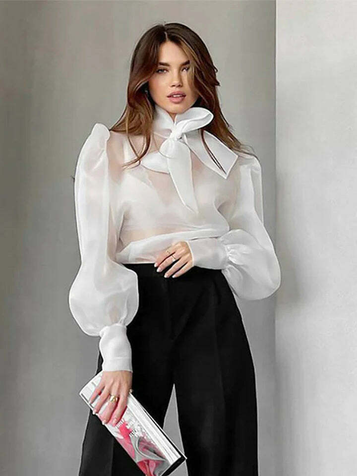 Millie Blouse - Y2K Summer Grunge Top, 90S Retro Style, Perfect For Y2K Party & Club Outfits