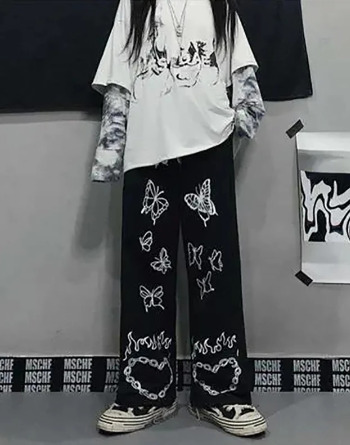 Millie Wide Leg Denim Jeans - Y2K Summer & 90S Grunge Fashion, Retro Hip Hop, Y2K Club Outfits