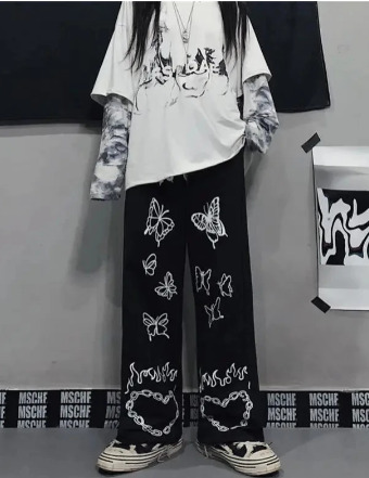 Millie Wide Leg Denim Jeans - Y2K Summer & 90S Grunge Fashion, Retro Hip Hop, Y2K Club Outfits