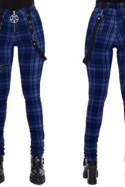 Monroe Plaid Pants - Y2K Grunge & 90S Retro Style For Summer Outfits, Club & Party Looks