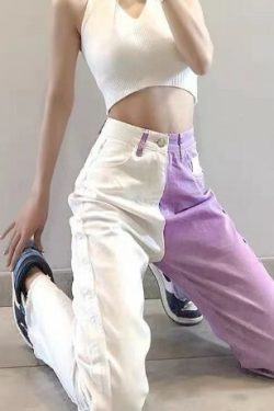 Morgan Casual Straight Pants - Y2K Summer Grunge, 90S Retro, Y2K Club & Party Outfits