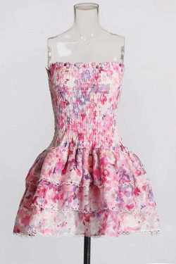 Nala Mini Dress - Y2K Summer Grunge Outfit, 90S Fashion, Retro Style, Pastel Goth Vibes