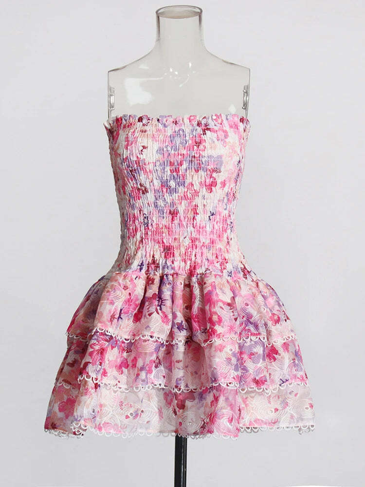 Nala Mini Dress - Y2K Summer Grunge Outfit, 90S Fashion, Retro Style, Pastel Goth Vibes Nala Mini Dress - Y2K Summer Grunge Outfit, 90S Fashion, Retro Style, Pastel Goth Vibes