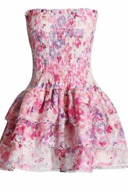 Nala Mini Dress - Y2K Summer Grunge Outfit, 90S Fashion, Retro Style, Pastel Goth Vibes