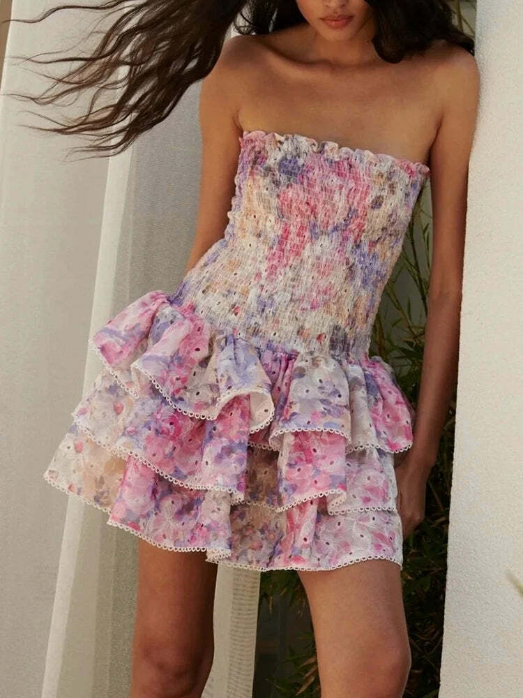 Nala Mini Dress - Y2K Summer Grunge Outfit, 90S Fashion, Retro Style, Pastel Goth Vibes Nala Mini Dress - Y2K Summer Grunge Outfit, 90S Fashion, Retro Style, Pastel Goth Vibes