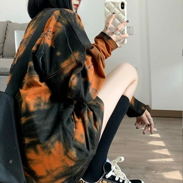 Natalia Tie Dye Long Sleeve Shirt - Y2K Summer, 90S Grunge, Retro Style, Pastel Goth, Y2K Fashion Natalia Tie Dye Long Sleeve Shirt - Y2K Summer, 90S Grunge, Retro Style, Pastel Goth, Y2K Fashion