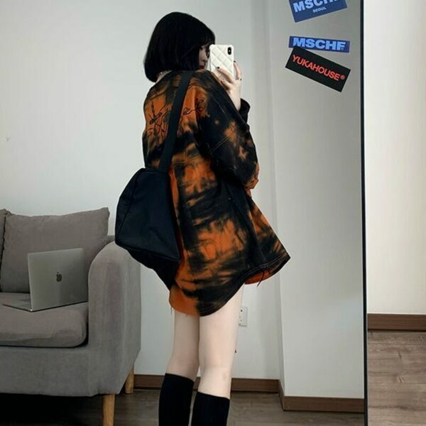 Natalia Tie Dye Long Sleeve Shirt - Y2K Summer, 90S Grunge, Retro Style, Pastel Goth, Y2K Fashion Natalia Tie Dye Long Sleeve Shirt - Y2K Summer, 90S Grunge, Retro Style, Pastel Goth, Y2K Fashion