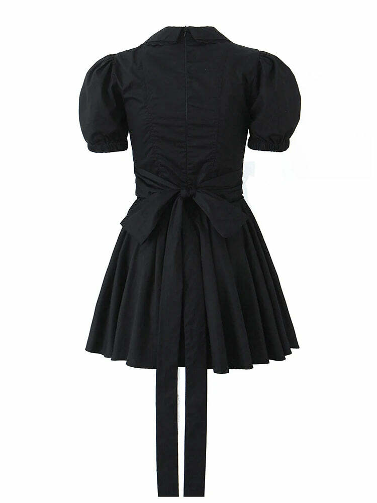 Negra Mini Dress - Y2K Summer Grunge Outfit, 90S Fashion, Retro Style, Y2K Party & Club Outfits Negra Mini Dress - Y2K Summer Grunge Outfit, 90S Fashion, Retro Style, Y2K Party & Club Outfits