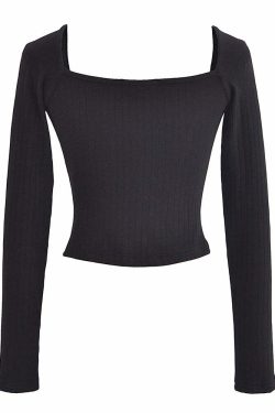 Nera Knitted Crop Top - Y2K Summer Grunge, 90S Fashion, Retro Style, Baby Tees, Y2K Club