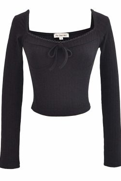 Nera Knitted Crop Top - Y2K Summer Grunge, 90S Fashion, Retro Style, Baby Tees, Y2K Club