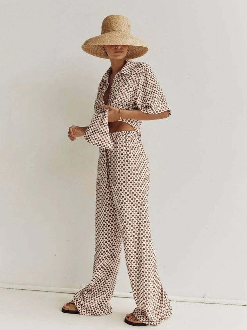 Neri Two Piece Set - Y2K Summer Outfits, 90S Fashion, Grunge, Retro Style, Y2K Party & Club Neri Two Piece Set - Y2K Summer Outfits, 90S Fashion, Grunge, Retro Style, Y2K Party & Club