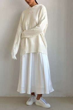 Nevaeh Maxi Skirt - Y2K Summer Grunge Outfit, 90S Fashion, Retro Style, Pastel Goth Vibes