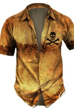 Nevaeh Y2K Skull Shirt - Grunge, 90S, Retro, Gothic, Summer, Party, Club, Popstar Outfit