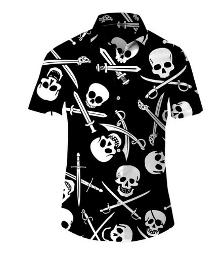 Nevaeh Y2K Skull Shirt - Grunge, 90S, Retro, Gothic, Summer, Party, Club, Popstar Outfit Nevaeh Y2K Skull Shirt - Grunge, 90S, Retro, Gothic, Summer, Party, Club, Popstar Outfit