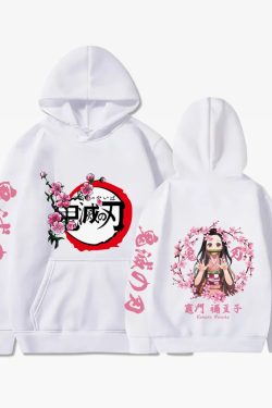 Nezuko Kamado Hoodie - Y2K Grunge, 90S Retro, Pastel Goth, Summer Y2K Outfits, Y