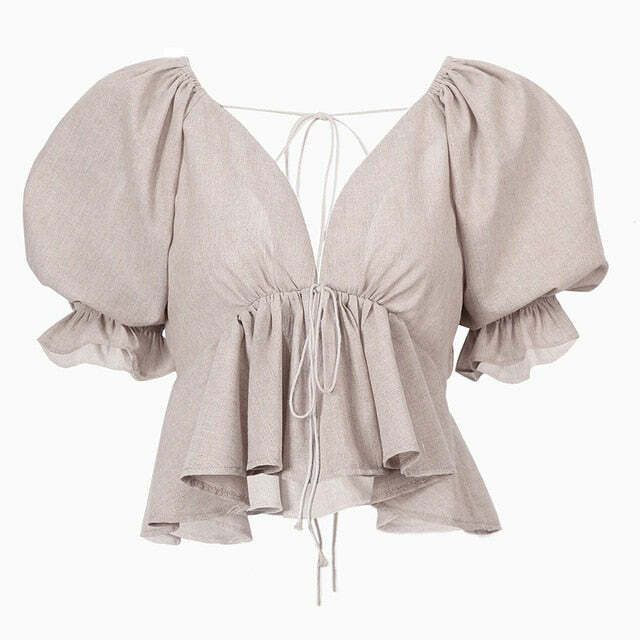 Nika Linen Set - Y2K Summer & 90S Fashion Outfit | Grunge, Retro, Pastel Goth, Baby Tees, Y Nika Linen Set - Y2K Summer & 90S Fashion Outfit | Grunge, Retro, Pastel Goth, Baby Tees, Y