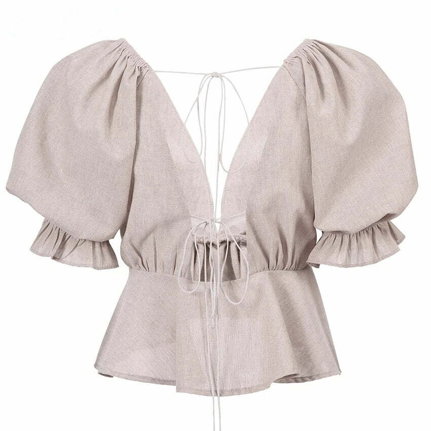 Nika Linen Set - Y2K Summer & 90S Fashion Outfit | Grunge, Retro, Pastel Goth, Baby Tees, Y Nika Linen Set - Y2K Summer & 90S Fashion Outfit | Grunge, Retro, Pastel Goth, Baby Tees, Y