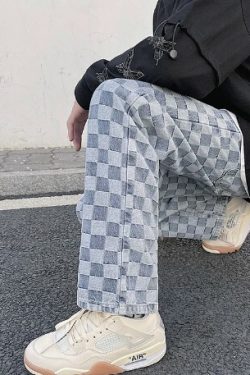 Noelle Y2K Grunge Baggy Jeans - 90S Fashion, Retro Style, Y2K Summer Outfits, Gothic Y2K