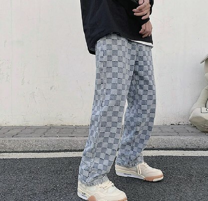 Noelle Y2K Grunge Baggy Jeans - 90S Fashion, Retro Style, Y2K Summer Outfits, Gothic Y2K