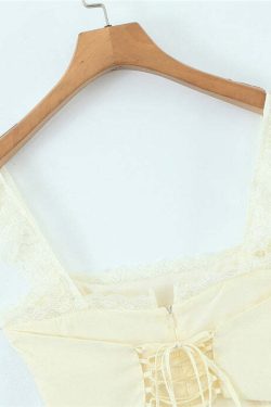 Noemi Mini Dress - Y2K Summer Grunge Outfit, 90S Fashion, Retro Style, Pastel Goth, Y2K