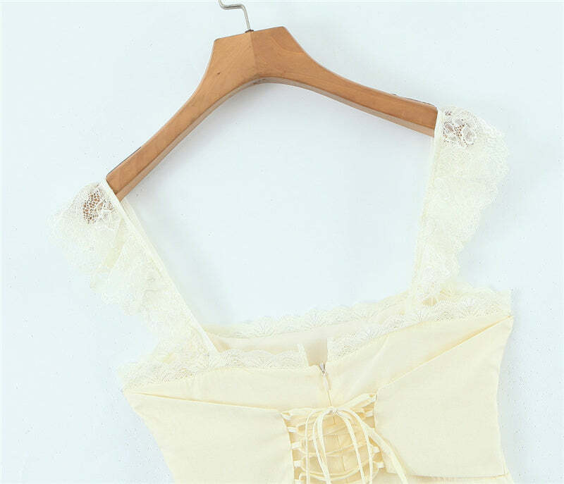 Noemi Mini Dress - Y2K Summer Grunge Outfit, 90S Fashion, Retro Style, Pastel Goth, Y2K Noemi Mini Dress - Y2K Summer Grunge Outfit, 90S Fashion, Retro Style, Pastel Goth, Y2K