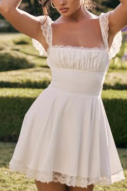 Noemi Mini Dress - Y2K Summer Grunge Outfit, 90S Fashion, Retro Style, Pastel Goth, Y2K