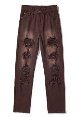 Nora Distressed Grunge Jeans - Y2K Summer, 90S Fashion, Retro Style, Y2K Club & Party Outfits