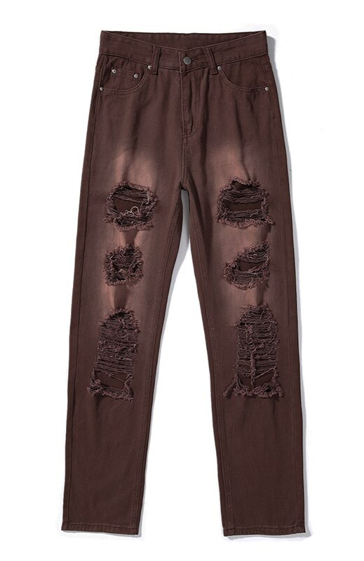 Nora Distressed Grunge Jeans - Y2K Summer, 90S Fashion, Retro Style, Y2K Club & Party Outfits