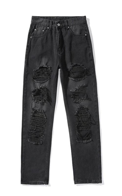 Nora Distressed Grunge Jeans - Y2K Summer, 90S Fashion, Retro Style, Y2K Club & Party Outfits