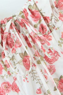 Nura Midi Dress - Y2K Summer Grunge Outfit, 90S Fashion, Retro Style, Pastel Goth Vibes