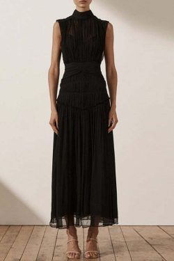 Oaklee Midi Dress - Y2K Summer Grunge Outfit, 90S Fashion, Retro Style, Pastel Goth Vibes