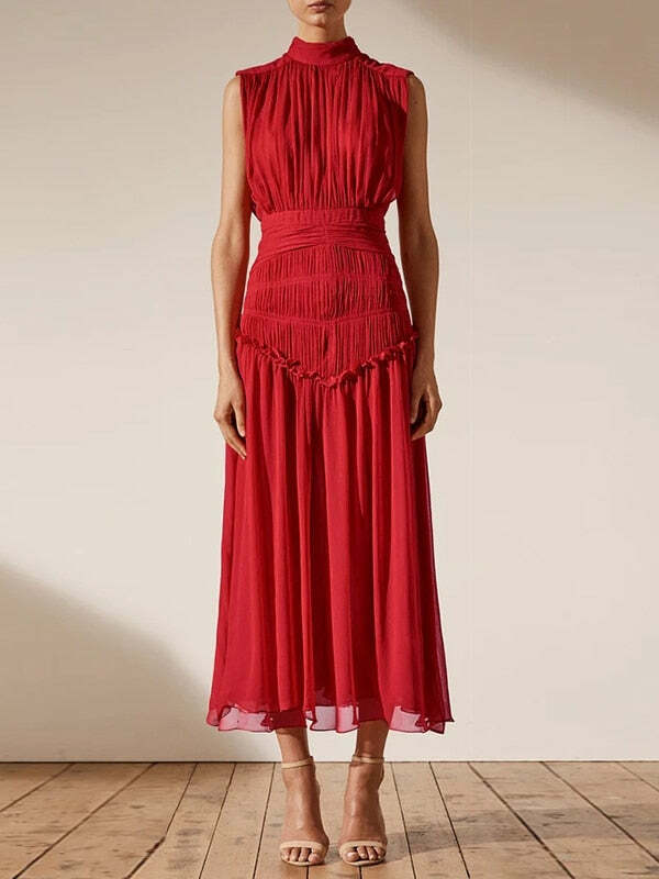 Oaklee Midi Dress - Y2K Summer Grunge Outfit, 90S Fashion, Retro Style, Pastel Goth Vibes Oaklee Midi Dress - Y2K Summer Grunge Outfit, 90S Fashion, Retro Style, Pastel Goth Vibes