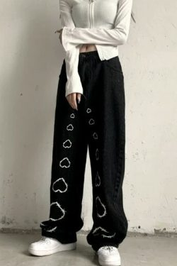 Olive Vintage High Waist Jeans - Y2K Summer, 90S Fashion, Grunge, Retro, Y2K Club Outfits