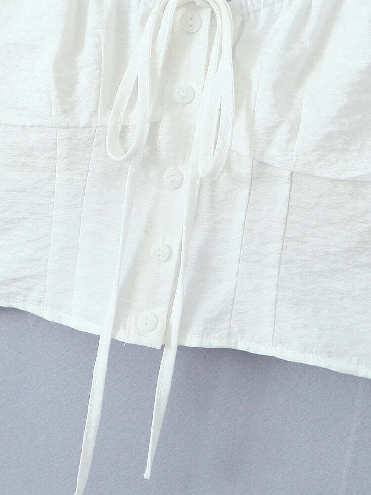 Pari Crop Top - Y2K Summer Grunge, 90S Fashion, Retro Style, Y2K Party & Club Outfits Pari Crop Top - Y2K Summer Grunge, 90S Fashion, Retro Style, Y2K Party & Club Outfits