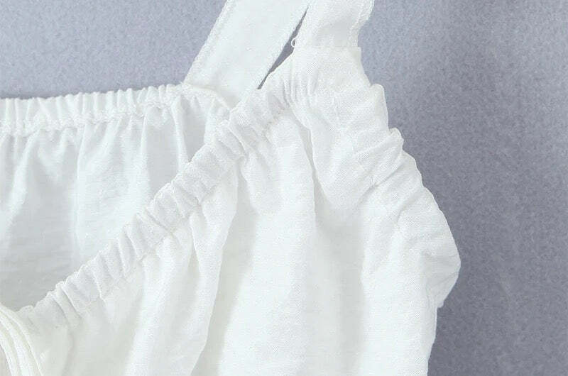 Pari Crop Top - Y2K Summer Grunge, 90S Fashion, Retro Style, Y2K Party & Club Outfits Pari Crop Top - Y2K Summer Grunge, 90S Fashion, Retro Style, Y2K Party & Club Outfits