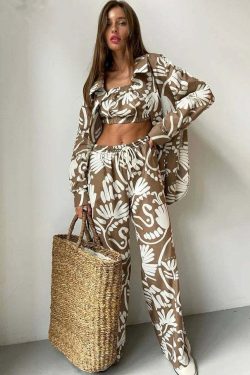 Payton Three Piece Set: Y2K Summer Grunge Outfit - 90S Fashion, Retro Style, Y2K Club & Party Look