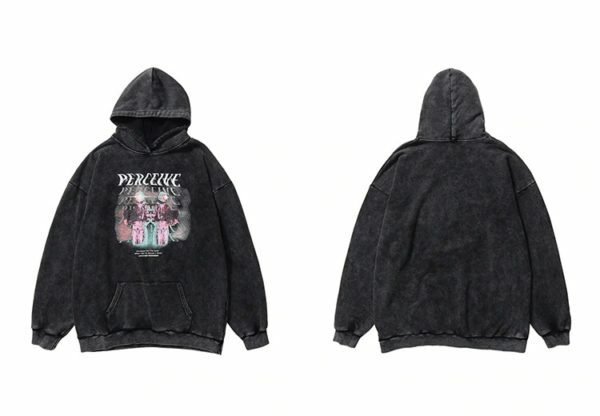 Perceived Hoodie - Y2K Grunge, 90S Fashion, Retro Style, Y2K Summer & Party Outfits Perceived Hoodie - Y2K Grunge, 90S Fashion, Retro Style, Y2K Summer & Party Outfits