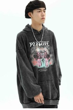 Perceived Hoodie - Y2K Grunge, 90S Fashion, Retro Style, Y2K Summer & Party Outfits