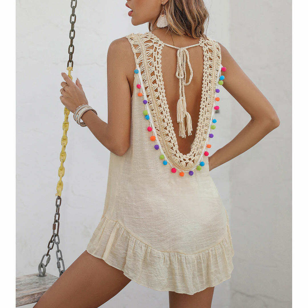 Phoebe Mini Dress - Y2K Summer Grunge Outfit, 90S Fashion, Retro Style, Pastel Goth Vibes