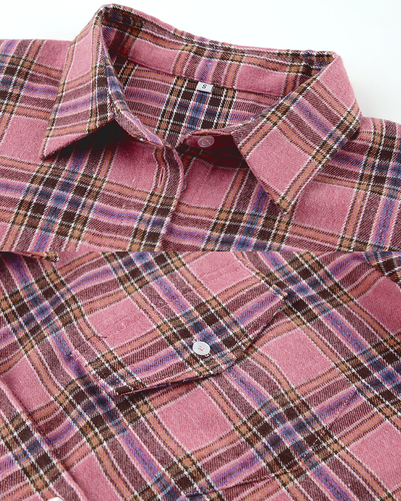 Pink Plaid Shirt - Y2K Summer Grunge Outfit, 90S Fashion, Retro Style, Y2K Club & Party Look Pink Plaid Shirt - Y2K Summer Grunge Outfit, 90S Fashion, Retro Style, Y2K Club & Party Look