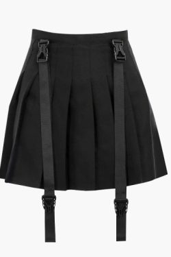 Preppy High Waist Green Skirt - Y2K Summer, 90S Fashion, Grunge, Retro, Pastel Goth Outfit