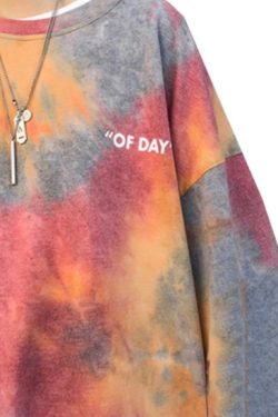 Quinn Tie Dye Shirt - Y2K Summer Grunge Top, 90S Retro Fashion, Pastel Goth, Y2K Party Outfit