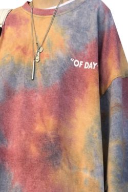 Quinn Tie Dye Shirt - Y2K Summer Grunge Top, 90S Retro Fashion, Pastel Goth, Y2K Party Outfit