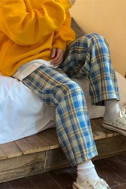 Rachelle Plaid Pants - Y2K Summer Grunge Outfit, 90S Retro Style, Y2K Club & Party Fashion