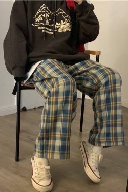 Rachelle Plaid Pants - Y2K Summer Grunge Outfit, 90S Retro Style, Y2K Club & Party Fashion